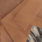 L&TEC Window Brown Sheer Curtains 60X45 Inches
