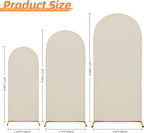 Wedding Arch Cover 4FT Arch Backdrop Cover Spandex Fitted Arch Cover for Round Top Chiara Backdrop Stand Covers for Wedding Birthday Party Baby Shower Banquet Ceremony Decoration
