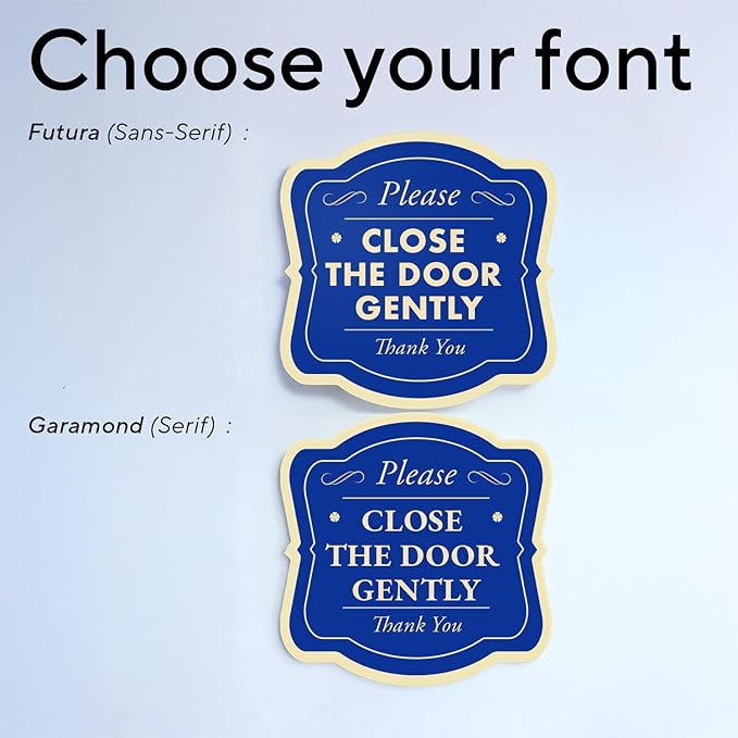 Custom Decorative Outdoor Metal Sign - Personalized Aluminum Driveway Sign, Waterproof, Made In USA - Design 3 Blue Steel 12x12 In