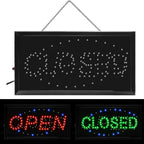 Boshen Led Open Signs Decor for Business Mart Shop Store Bar Cafe Barber ATM Now Open Sign Display On/Off Switch + Chain (2 in 1 Open Closed)