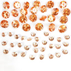 HappyFiller 720 PCS Champagne Acrylic Diamonds Gems for Fall Decoration Vase Fillers,Wedding Centerpieces,Party Table Scatters Decor,Home Accents,Arts Crafts,Treasure Jewels Gemstones