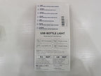 USB Bottle Lights Rechargeable Wine Bottle Fairy Lights Cork LED String Lights 20 LEDs Copper Wire for Table Party DIY Decor