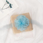 Ribbli Light Blue Organza Ribbon,1/2 Inches x Continuous 50 Yard,Light Blue Sheer Ribbon for Gift Wrapping,Cookie Wrapping,Wedding Decoration,All Crafting and Sewing