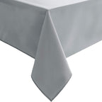 Hiasan Silver Grey Rectangle Tablecloth - Waterproof and Spillproof Washable Fabric Table Cloth for Dining Room Kitchen Party and Outdoor, 90 x 156 Inch