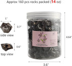 HappyFiller Halloween Decoration 160 Pack Gray Fake Crystal Ice Stone,Acrylic Rocks Gems,Grey Vase Fillers Diamond Cube,Table Scatters,Arts Craft,Wedding Centerpieces,Party Event Decor,Fishbowl