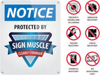 Custom OSHA Style Danger Sign 10" x 14" Aluminum Sign, Customizable "Your Text Here", by AccuformNMC Made in USA