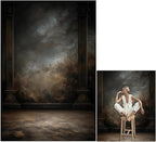 10x10ftDark Vintage Photography Backdrops Portrait Photo Backdrop Wedding Bridal Show Birthday Background for Studio Props