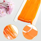 10 Pack Orange Foil Curtain Backdrop 3.2ft x 8.2ft Macaron Tinsel Foil Fringe Curtains Streamer Photo Booth Backdrop for Birthday Party Baby Shower Engagement Wedding Holiday Decor (Macaron Orange)