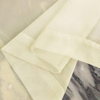 Window Light Yellow Sheer Curtains 48 Inches Width 45 Inches Long 2 Panels Sheer Curtain Clear Curtains Basic Rod Pocket Panel for Home Living Room Bedroom Kids Room Yard Patio Parlor Sliding