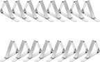 TriPole Tablecloth Clips 16Pack Stainless Steel Table Cover Clamps Skirt Clips for Home Kitchen Restaurant Picnic Tables