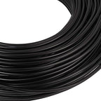 Fashewelry 114 Feet 10 Gauge Aluminum Wire Black Bendable Metal Craft Wire for Beading Jewelry Craft Making (2.5mm)
