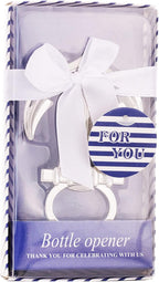 24 PCS Nautical Themed Anchor Party Favors Beer Bottle Opener Party Souvenirs with Exquisite Packaging for Wedding Party Favors Gift & Decorations Bridal Shower Party Souvenirs (Anchor, 24)