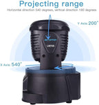 BETOPPER Moving Head RGBW, DJ Lights, Sound Activated/DMX Lighting, Moving Head Lights for Stage, Party, Live, DJ, Bar, Disco Lighting (7x8W 4 Packs)