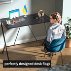 Ukraine Flag Ukrainian Flags, Small Mini Ukrainian Desk Flag, Used for Table Office Classroom Home Patriotic Events Decorations