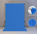 6x9FT Royal Blue Screen Backdrop for Photography, Solid Blue Photo Background for Boys Girls Portrait Photoshoots Booth Video Studio