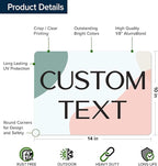 Custom Sign, Custom Street Sign, 11 Font Colors, 13 Font Styles, 4 Hole Options, 22 Sizes, 10x14 Inches, Rust Free DiBound, Fade Resistant, Made in USA by My Sign Center (Minimalist)