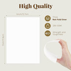 Goefun Blank Note Cards (Not Folded) and Envelopes 5 x 7 Flat Cardstock and A7 Envelopes Self Seal 100 Pack for Wedding, Invitations, DIY Postcards, Thank You Cards & All Occasion