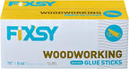 FIXSY Hot Glue Gun Sticks Woodworking, Multi Temp, Full Size 10" Long x .44" Diameter 7/16 11mm, 5LB Box Glue Stick, Approx. 90 Sticks- Compatible with Most Glue Guns