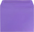 JAM PAPER 9 x 12 Booklet Colored Envelopes - Violet Purple Recycled - 25/Pack