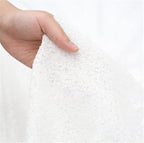 Poise3EHome White Sequin Backdrop, 8FT x 10FT Sequin Photography Backdrop Curtain for Party Decoration