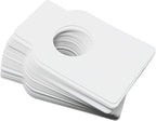 60PCS 5.7cmx8.9cm/2''x3.5'' White Kraft Wine Bottle Tags Wine Bottle Tags Paper Wine Cellar Labels Disposable Hanging Paper Wine Tags for Bottle's Name, Year, Tasting Notes