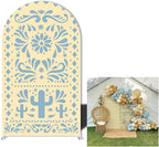 Mexico Theme Arch Stand Covers Fiesta Wedding Party Elastic Fabric Background Birthday Baptismx Baby Shower Decor Props (90x180cm(W35''H72''),G-3743)
