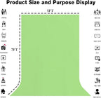 Light Green Screen Backdrop 5x7ft Grass Green Photography Background Meeting Photo Studio Shooting Props