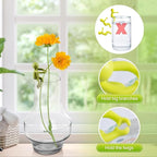 3-pcs Plant Propagation Buddy, Plant Cutting Holder for Stems, Sprouts and Shoots, Plant Propagation Friends for an Indoor Garden or a Plant Propagation Station (3, Green)