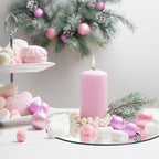 9 Pcs Round Mirror Centerpieces for Tables Decorations, 10" 2mm Thick Acrylic Mirror Centerpieces Tray Candle Plate Centerpiece for Wedding Table Centerpieces Decorations Wall Decor