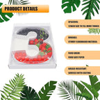 12" Fillable Cardboard Number Charcuterie Gift Cupcake Box With Cover Sweets Packaging (3)