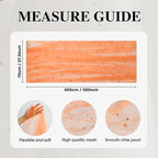 Artoid Mode Pearl Orange Gauze Table Runner 120 Inch 10FT, Seasonal Sheer Dining Holiday Wedding Birthday Baby Shower Table Decor for Home Party