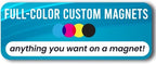 Magnet Me Up Custom 10x3 Inch Rectangle Magnet, Customizable for Businesses, Advertising, Personal Use, Gifts, Choose Your Text, Upload Image, Magnetic Vinyl for Vehicles and Any Magnetic Surface