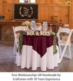 ShinyBeauty Sequin Tablecloth Burgundy Sequin Table Overlay Glitter Table Cover for Dinning Table Sequin Table Linen for Party Event Decoration Square Tablecloth 54x54 Maroon Birthday Tablecloth