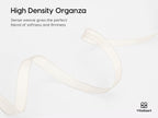 Vitalizart 3/8" x 30Yd Organza Ribbon Cream White Sheer Ribbons Set 10 Yd x 3 Rolls Ivory Handmade Eco-Friendly for Gift Wrapping Christmas Tree Crafts Bows Wedding Invitations Wreaths
