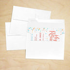 LUXPaper A7 Invitation Envelopes | Peel & Press | 5 1/4" x 7 1/4" | White Linen | 80lb. Text | 500 Qty