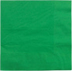 JAM PAPER Medium Lunch Napkins - 6 1/2 x 6 1/2 - Green - 50/Pack