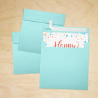 LUXPaper Square Invitation Envelopes | Peel & Press | 5 1/4" x 5 1/4" | Seafoam Blue | 80lb. Text | 50 Qty