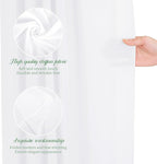 Wedding Arch Draping Fabric, 8 Panels 28" x 20ft White Sheer Chiffon Curtain Drapes for Wedding Drapes Sheer Backdrop Curtains