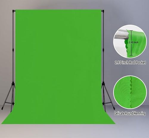 10x20FT Large Green Screen Backdrop Solid Color Photography Background Studio Photo Props