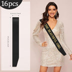 Blank Sash 16 PCS Sashes DIY Satin Sash Chair Sashes Scout Sash President Sash Senior Sash Scout Sash Wedding Party Sash