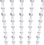 Crystal Clear Acrylic Bead Garland Chandelier Hanging Wedding Decoration 33 FT