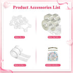 Wokceer Wedding Arch 7.2FT Round Backdrop Stand Metal Circle Backdrop Stand Circle Balloon Arch Stand Frame for Birthday Party Bridal Shower Anniversary Ceremony Candy Tables Celebration