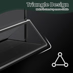 15 Pack Acrylic Sign Holder 4x6, Wedding Black Frame Table Number Holders Vertical, Clear Picture Frames Flyer Stands Tables Menu Holder, Double Photo Paper Display Holder for Party, Home, Office