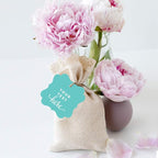 Andaz Press Fully Personalized Collection, Fancy Frame Square Gift Tags, Custom Made Any Name, Your Text Here, 24-Pack, for Presents, Gifts, Favors, Boxes, and Treat Bags