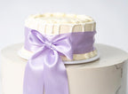 Lavender Satin Ribbon 2.5 Inch Double-Faced Ribbons 25 Yards for Gift Wrapping Crafts Flower Bouquet Wedding Paper Bows Invitations