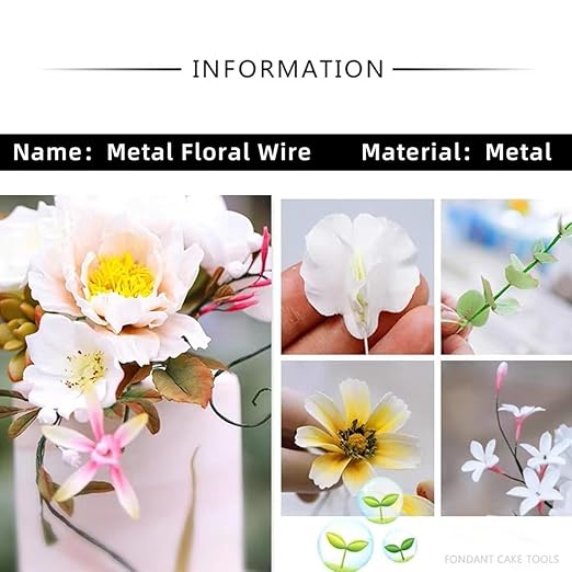 76Yards 22Gauge Green Metal Floral Wire Flexible Paddle Florist Garden Wire for Flower Arrangement,Crafts,Christmas Wreaths Tree,Garland.