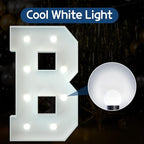 Marquee Letters 3 Feet Tall Large Light Up Letters Baby Shower Decorations Wedding Engagement Happy birthday White Party Decorations Big Cardboard Backdrop B