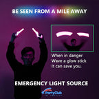 Premium Glow Fever Bulk Ultra Bright Multi Color Glow Sticks Emergency Light Sticks for Camping Accessories Parties Hurricane Supplies Earthquake Survival Kit and More