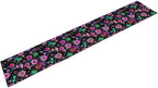 Gothic Star Moon Colorful Table Runner for Kitchen Living Room Home Party Boho Floral Table Runner 13x70 Inch