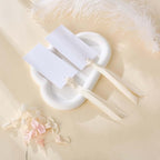 60pcs Wedding Banquet Place Cards for Table Setting.Name Table Cards .Name Cards with Off White Ribbons. Can be Used for Wedding Banquet Table Decoration and Present Tags for Parties (Beige)